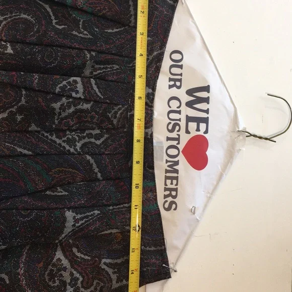 COPY - TALBOTS Women's Wool Blend Woven lined Skirt - Picture 4 of 8